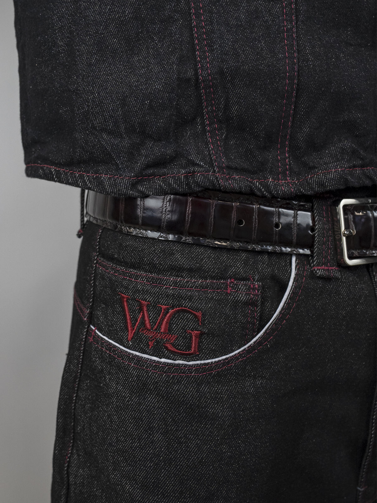 RED DENIM WG JORT
