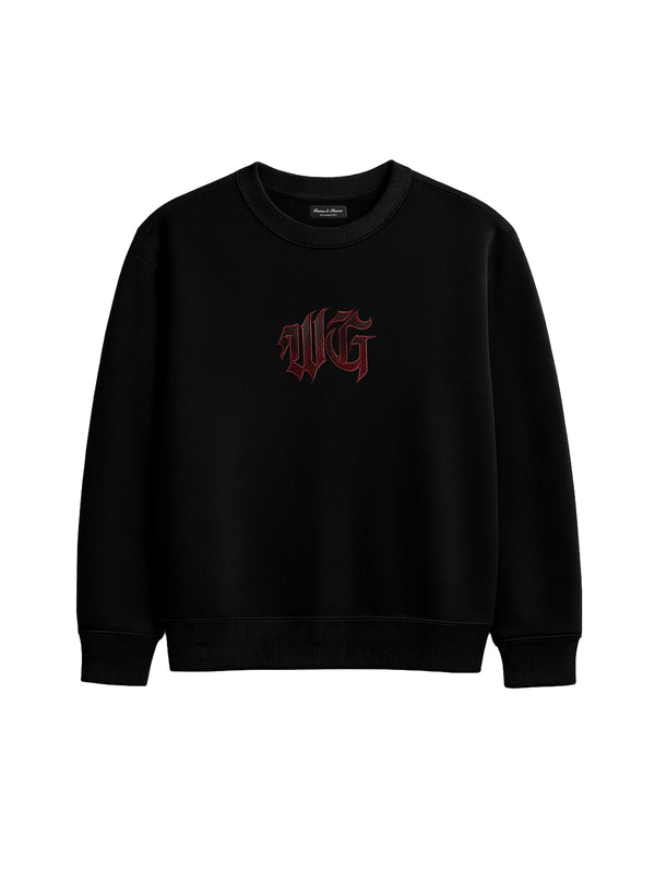 WG RED CREWNECK
