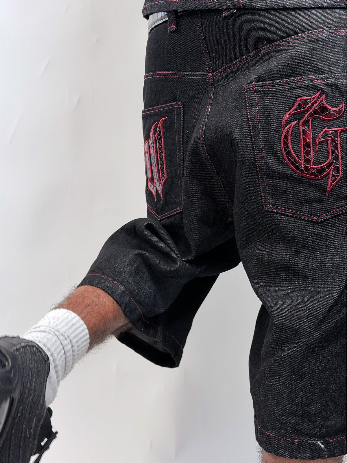 RED DENIM WG JORT
