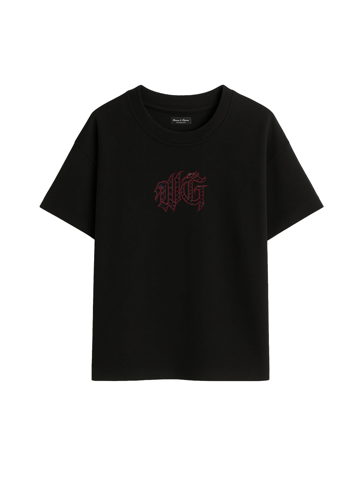 RED SNAKE BLACK T-SHIRT