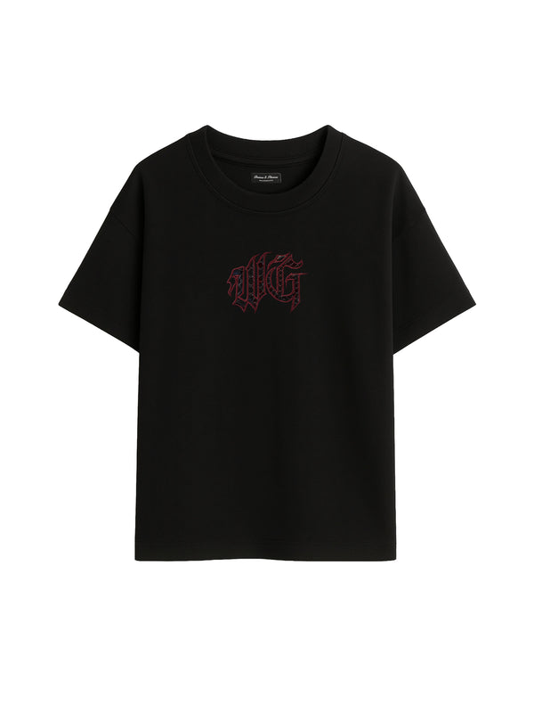RED SNAKE BLACK T-SHIRT