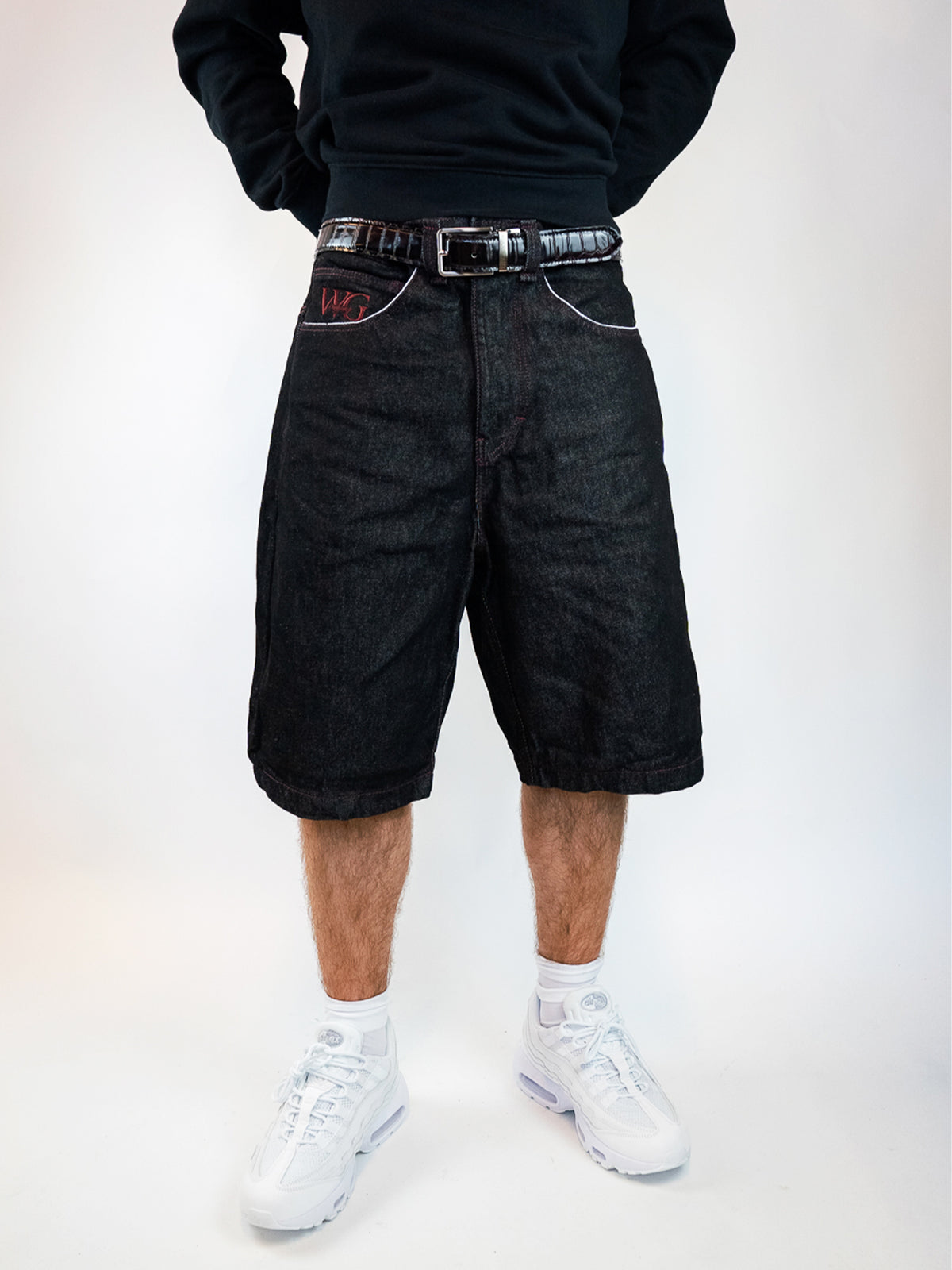 RED DENIM WG JORT