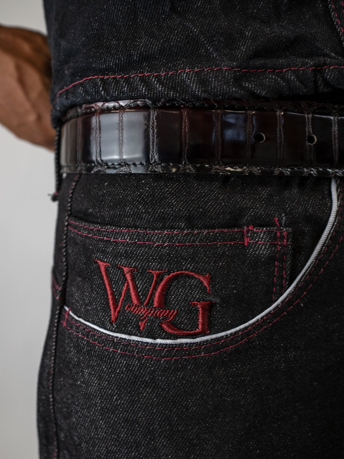 RED DENIM WG JORT