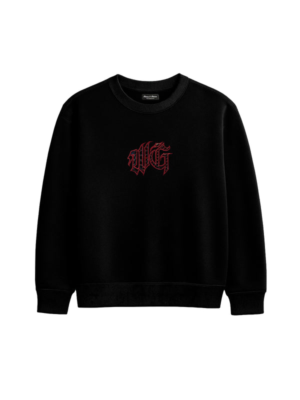 WG RED SNAKE CREWNECK