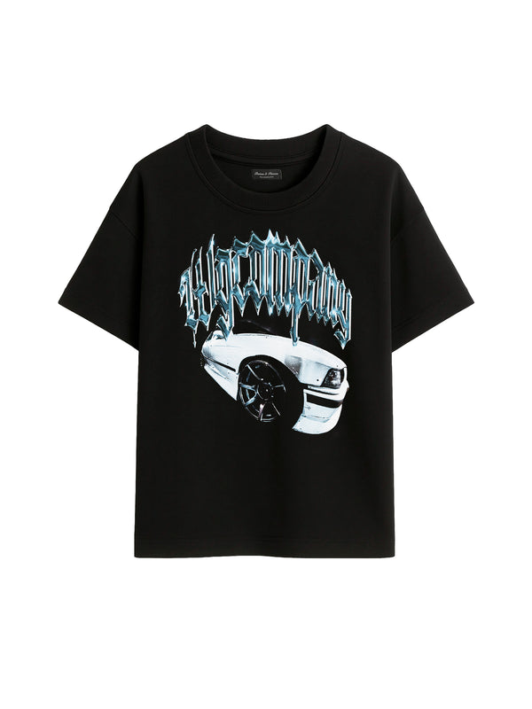 BLUE YERRI CAR T-SHIRT